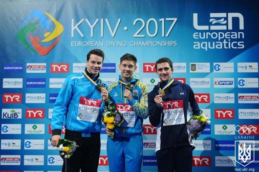 Чемпіонат Європи зі стрибків у воду: Ілля Кваша приніс українській збірній перше «золото»