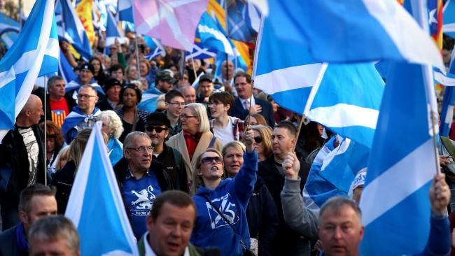 В Единбурзі мітингували за незалежність Шотландії