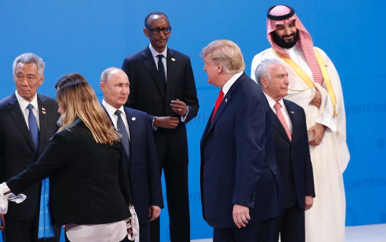 Трамп не потиснув руку Путіну на саміті G20