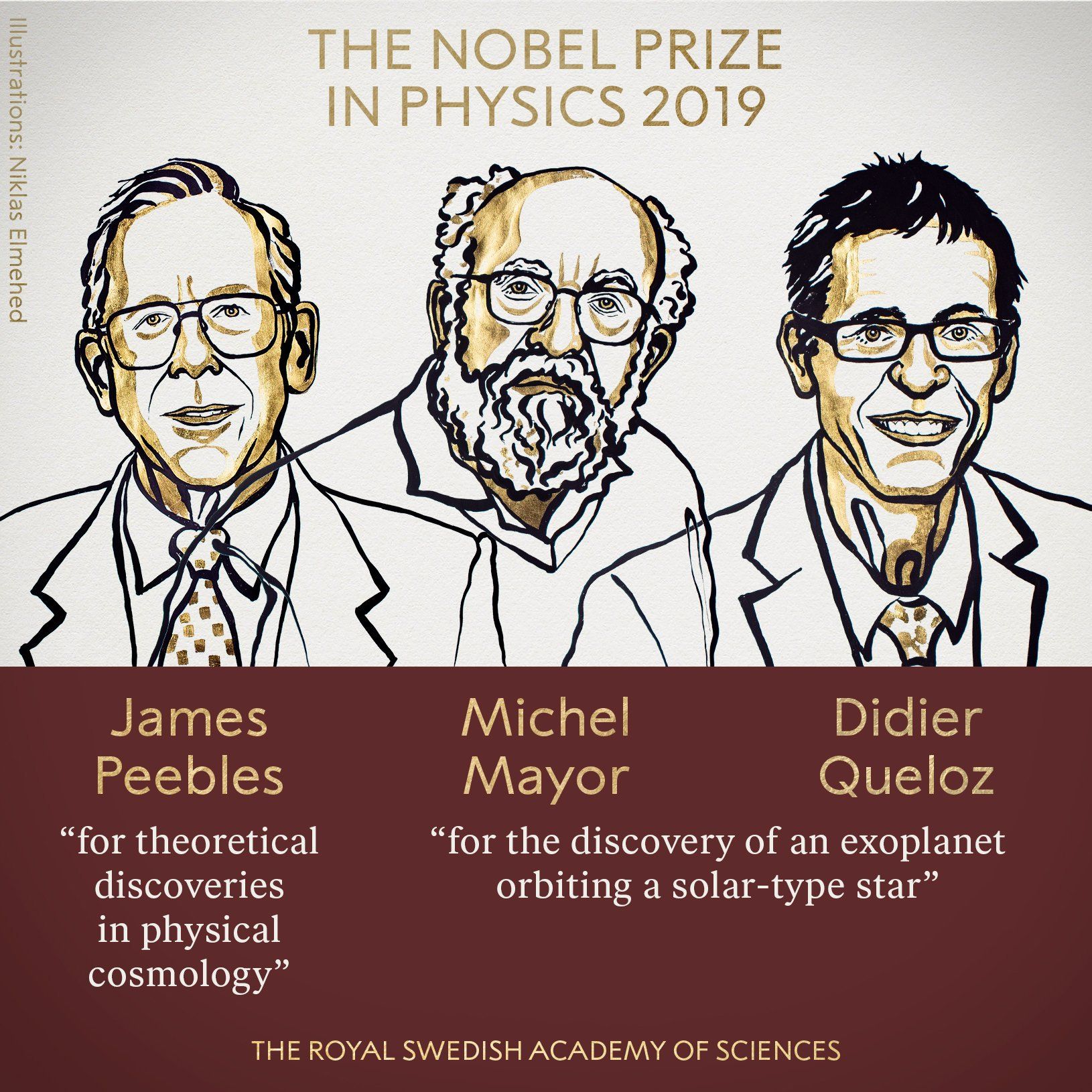 Нобелівську премію з фізики вручили за дослідження космосу