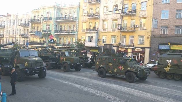 У Києві перекриють проїзд через репетицію параду