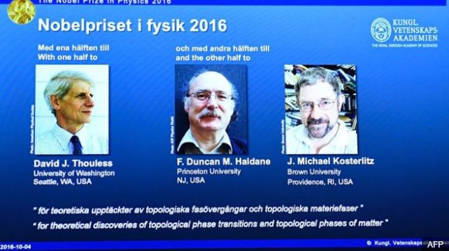 Нобелівську премію з фізики дали трьом вченим за дивну матерію