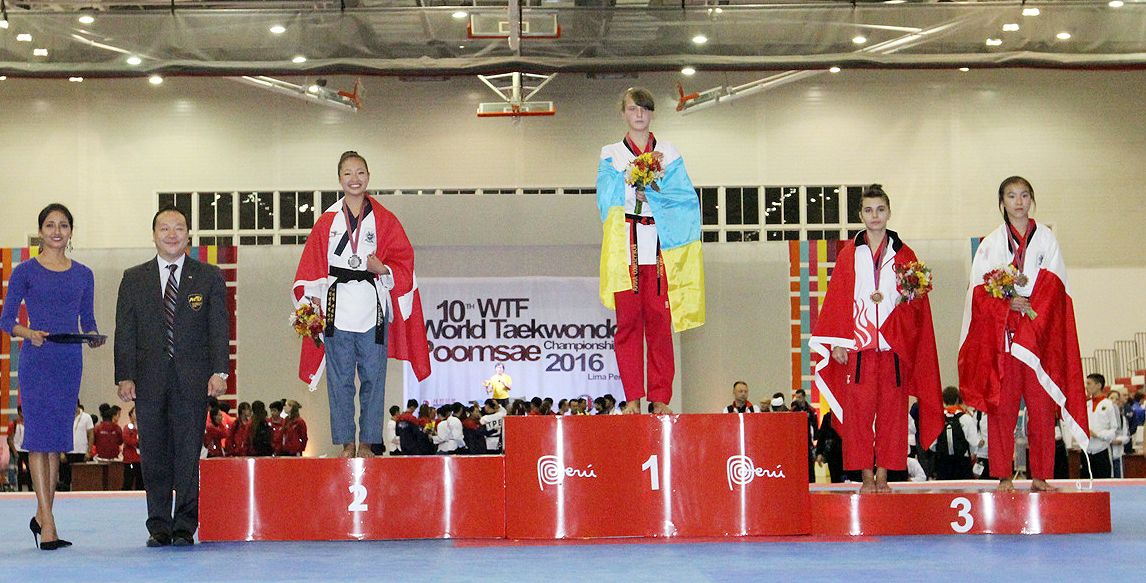 Киянка Ганна Борисенко стала чемпіонкою світу з тхеквондо в розділі пхумсе