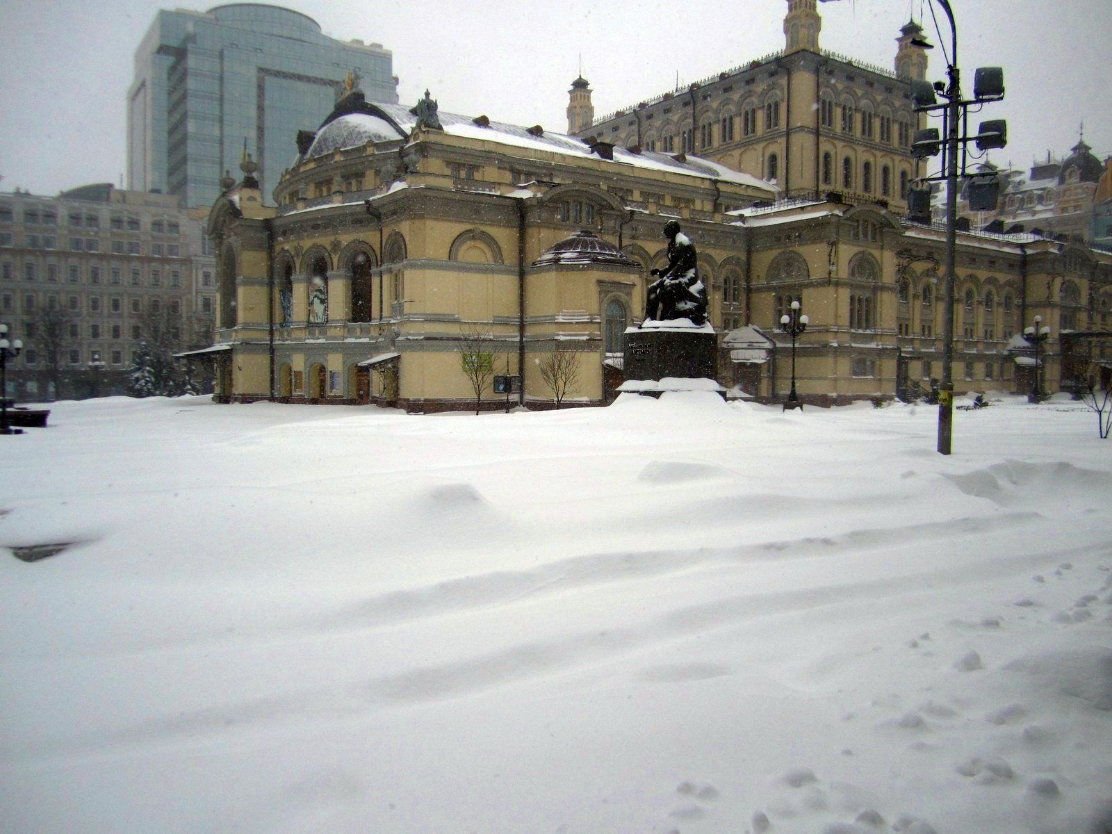 На Київ насуваються сильні снігопади