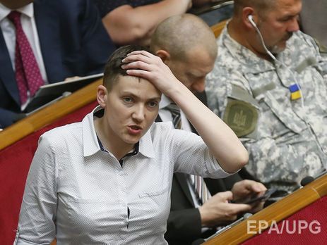 «Батьківщина» не забиратиме у Надії Савченко мандат депутата