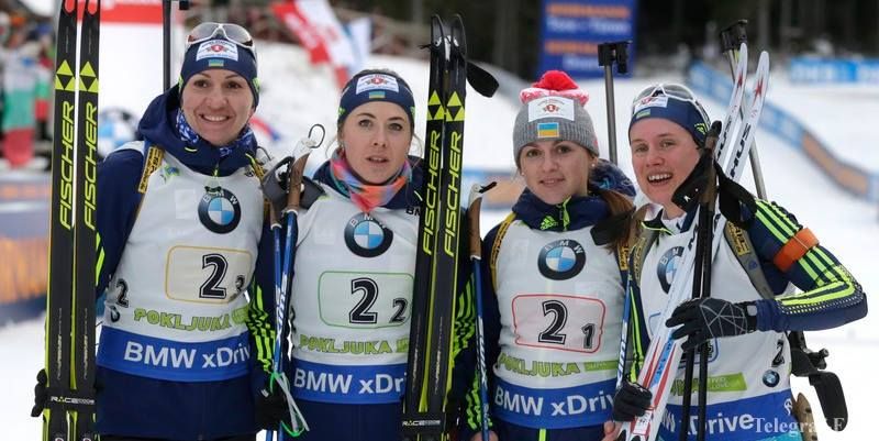 Українські біатлоністки вибороли срібло на чемпіонаті світу