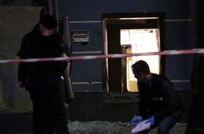 В Києві на вулиці Володимирській вночі пролунав вибух