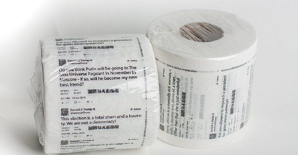 На Amazon продають туалетний папір з твітами Дональда Трампа за $11,99