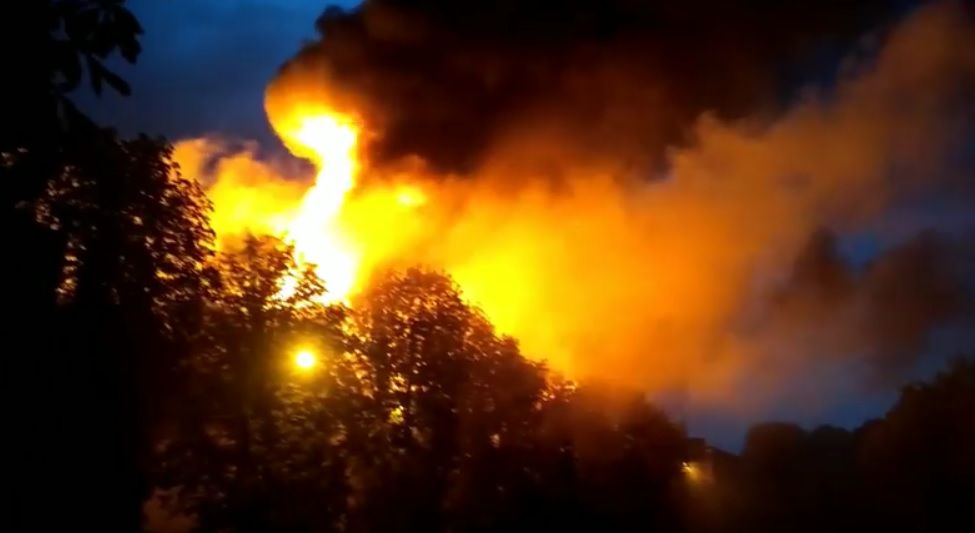 У Харкові сталася пожежа в Апеляційному адмінсуді (відео)