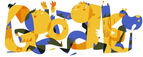 Google привітав із Днем Незалежності України новим дудлом