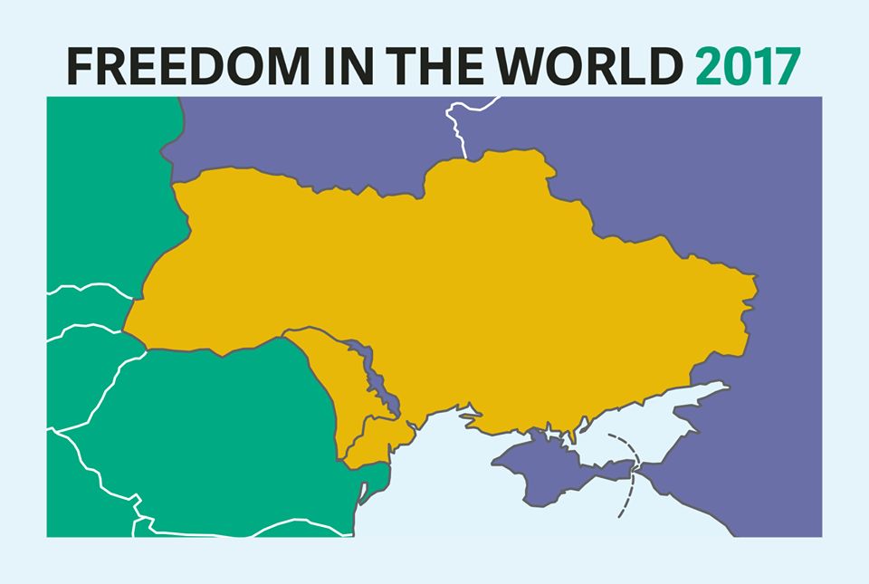 Правозахисники Freedom House оскандалилися із картою України без Криму