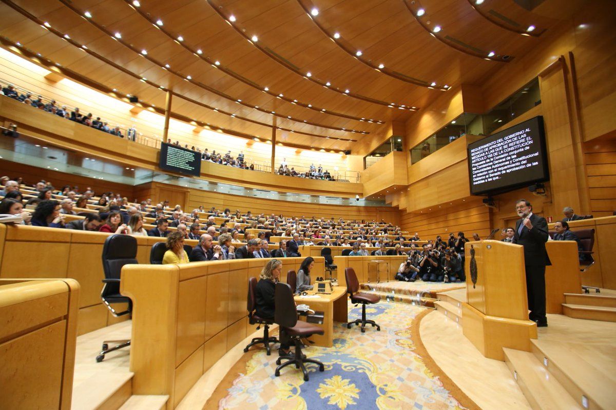 Сенат Іспанії проголосував за пряме управління в Каталонії