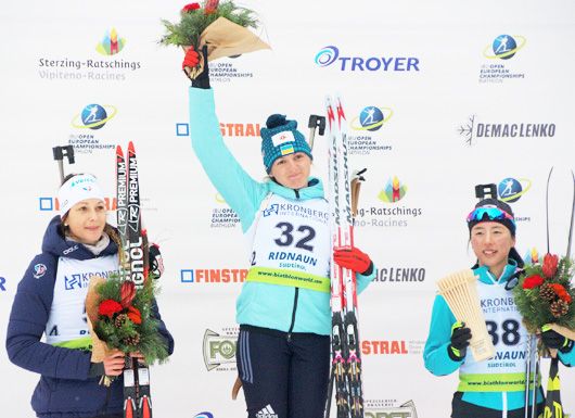 Українські біатлоністи обігнали росіян і здобули золото на Чемпіонаті Європи