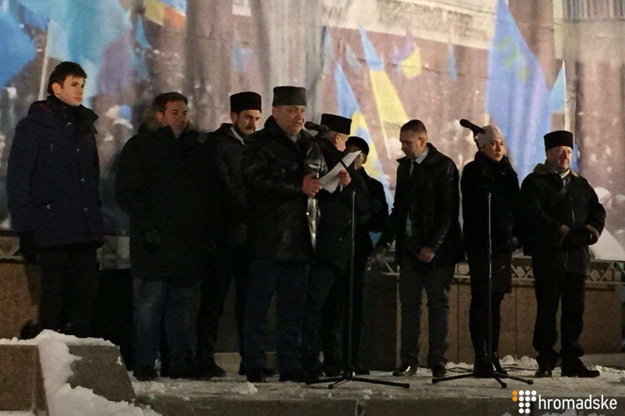 У Києві відбулася акція до Дня кримського спротиву окупації
