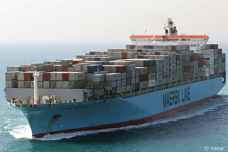 Порт Южний прийняв найбільший контейнеровоз Maersk Klaipeda
