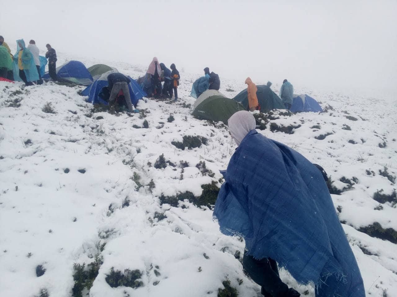 Сніг у Карпатах 23 червня: дітей довелося рятувати із полону холоду та снігу