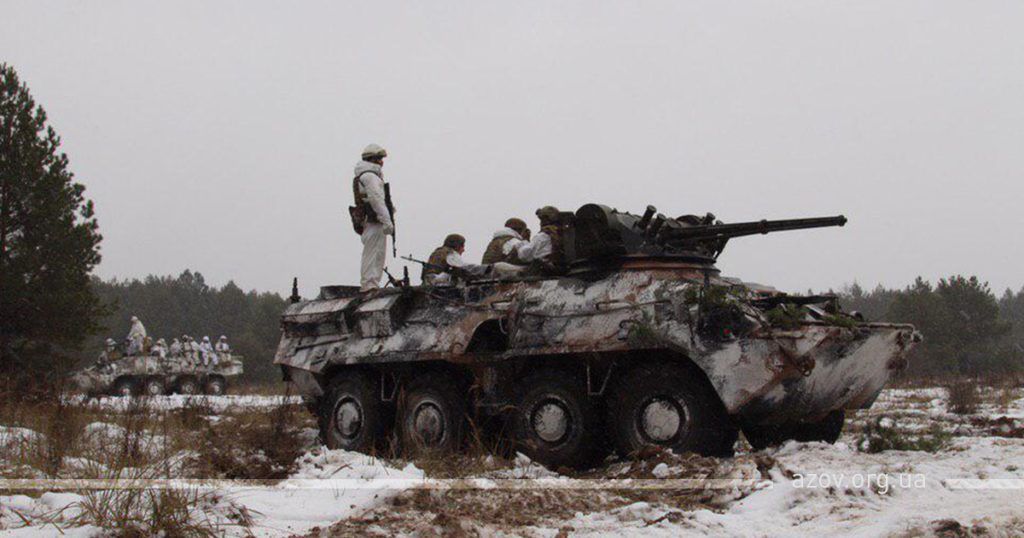Полк «Азов» повернувся на Донбас (фото)