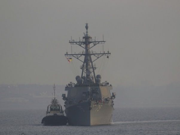 Есмінець США «Дональд Кук» зайшов до Одеси (фото)