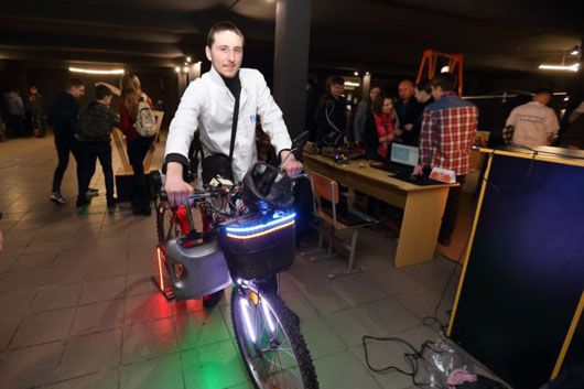 Тернопільський студент придумав електричний велосипед