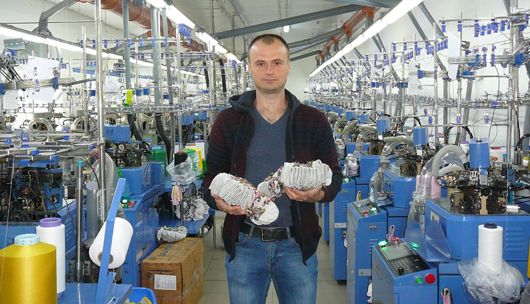 Український бізнесмен забезпечує шкарпетками не лише співвітчизників, а й західних споживачів
