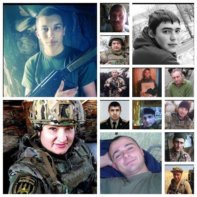 15 загиблих українських військових квітня (ФОТО)