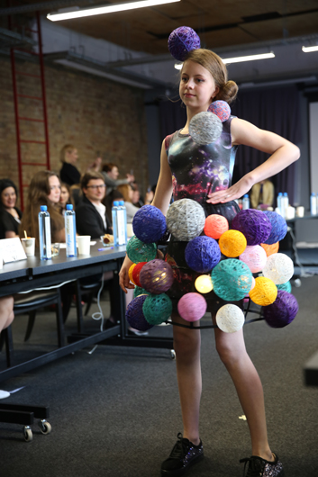 У фінал конкурсу молодих дизайнерів New Fashion Zone вийшла 11-річна Таїсія Старостюк