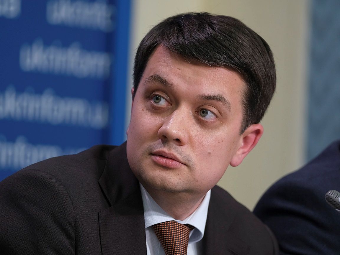 Разумков назвав «непорозумінням» скандал з Лещенком і адвокатом Трампа