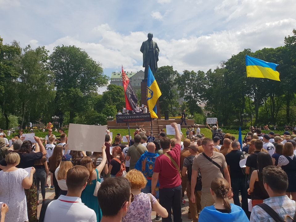 У Києві влаштували марш за звільнення політичних в’язнів Кремля