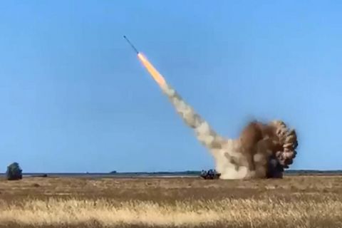 В Одеській області провели випробування ракети «Вільха» з підвищеною дальністю