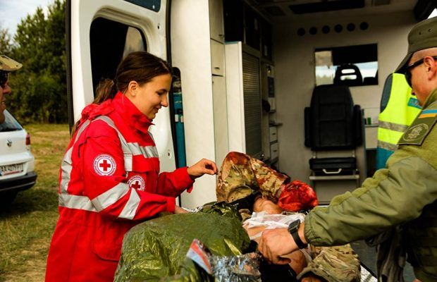 У міжнародних навчаннях Rapid Trident вперше бере участь Червоний хрест України