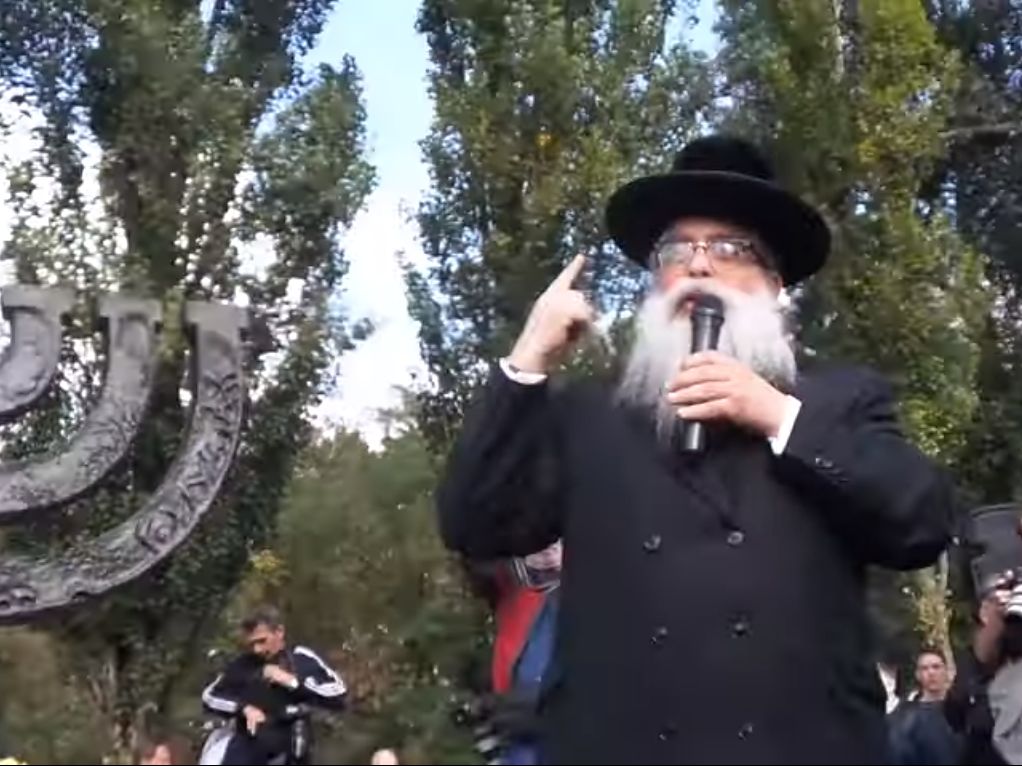 Рабин Блайх звинуватив Зеленського у відсутності в Бабиному Яру в роковини (відео)
