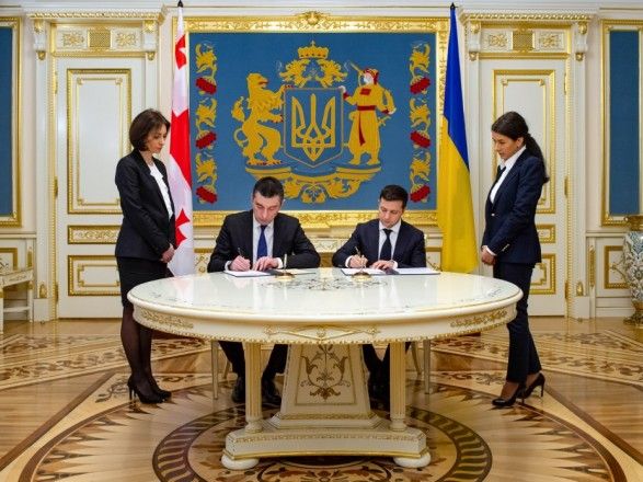 Зеленський та прем’єр Грузії підписали Положення про Стратегічну раду високого рівня