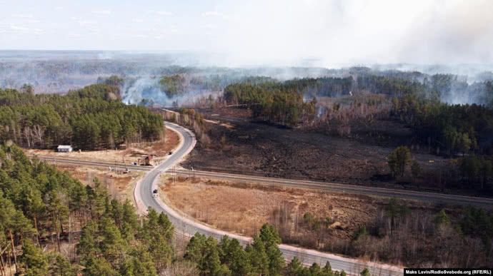 Пожежі на Житомирщині: востаннє такі масштаби були 24 роки тому