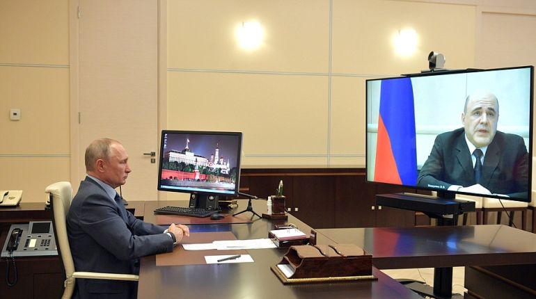 Прем’єр РФ Мішустін доповів Путіну про своє зараження коронавірусом