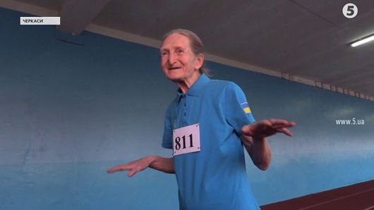80-річна черкащанка Антоніна Ткачук встановила рекорд на чемпіонаті України з легкої атлетики
