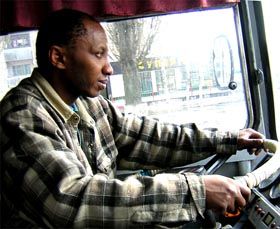 Тролейбус для «афроукраїнця»