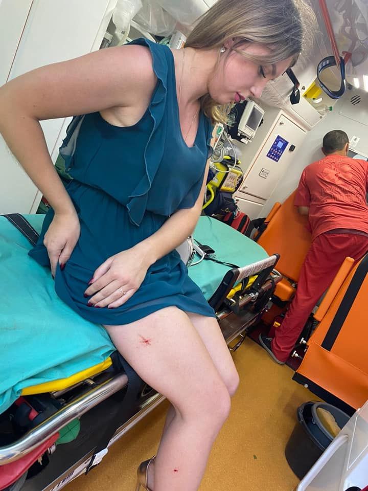 У 22-річної дівчини з полтавського офісу ОПЗЖ лише легкі травми.