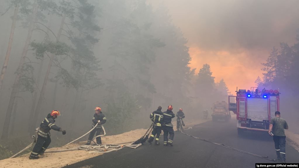 Пожежі на Луганщині: збитки становлять понад 4 мільярди гривень