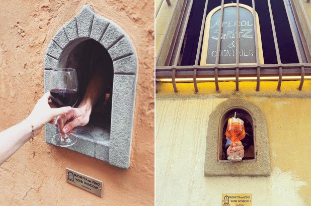 У Тоскані відновили середньовічну традицію подачі вина через віконце