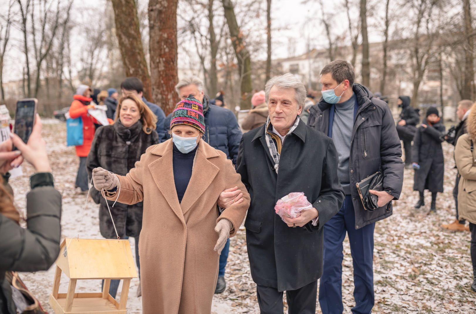 Президент Віктор Ющенко закликає допомагати перезимувати птахам