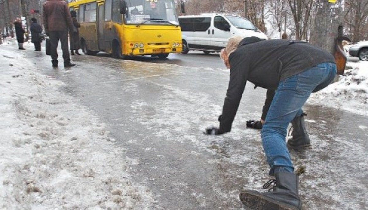 У Києві фіксують масові звернення у травмпункти через ожеледицю