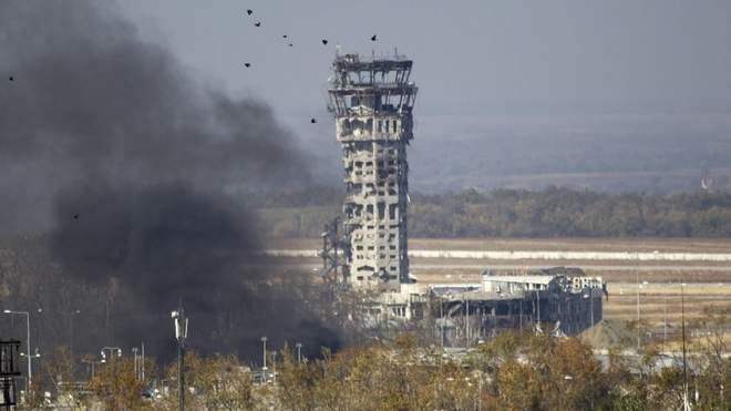 Річниця падіння вежі Донецького аеропорту