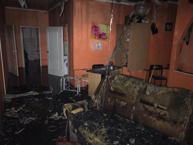 Пожежа у харківському будинку для літніх: є затримані