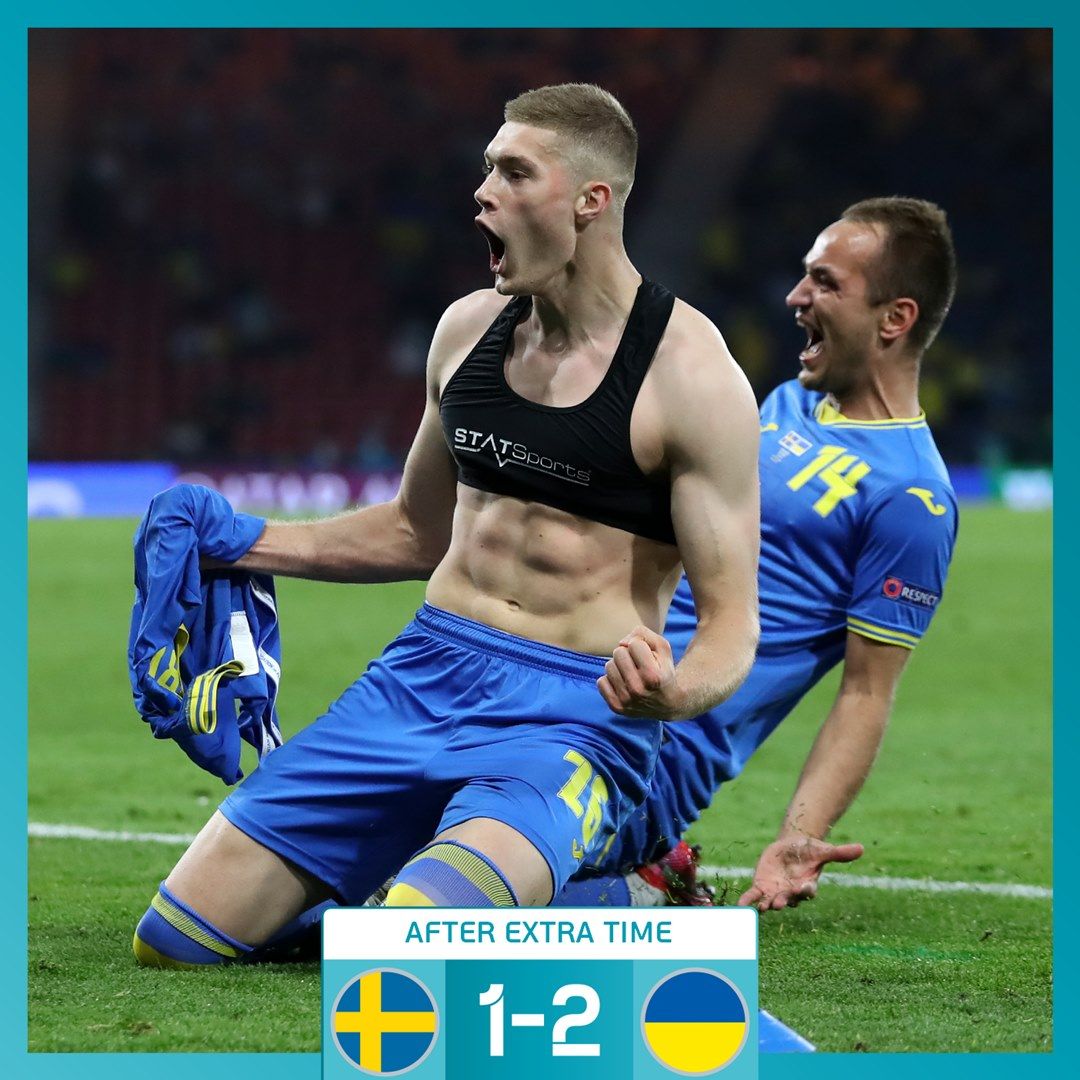 Євро-2020: Україна здолала Швецію і вийшла у чвертьфінал, фото