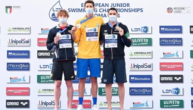 Український плавець Володимир Лісовець виграв «золото» юніорського Євро-2021