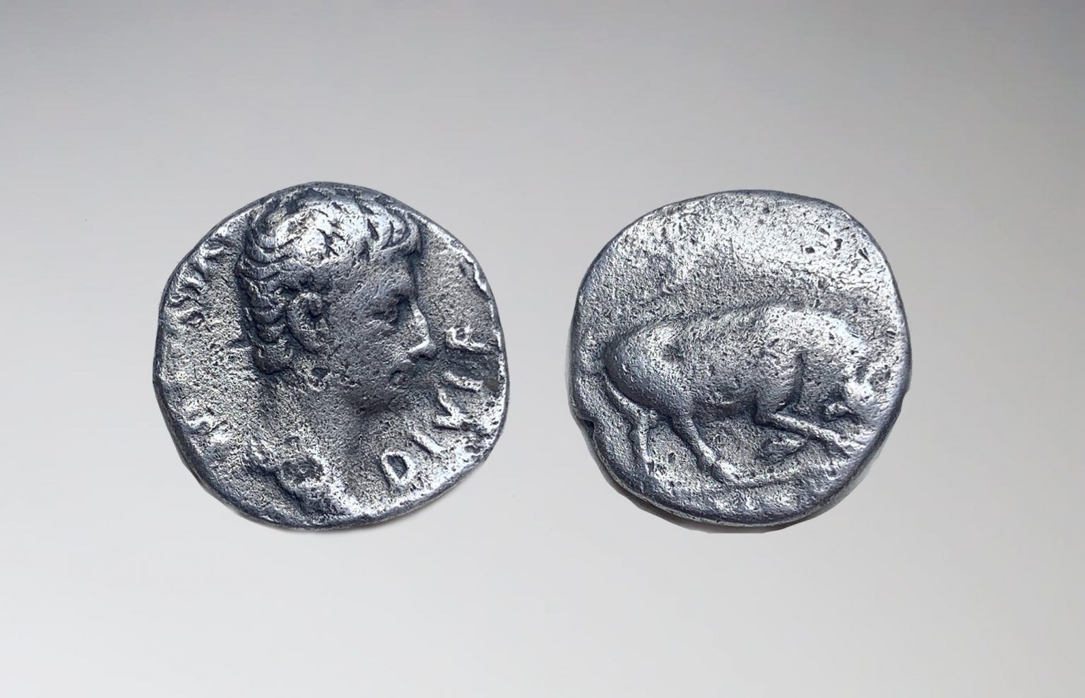 Знайдена монета - датується епохою правління римського імператора Октавіана Августа.