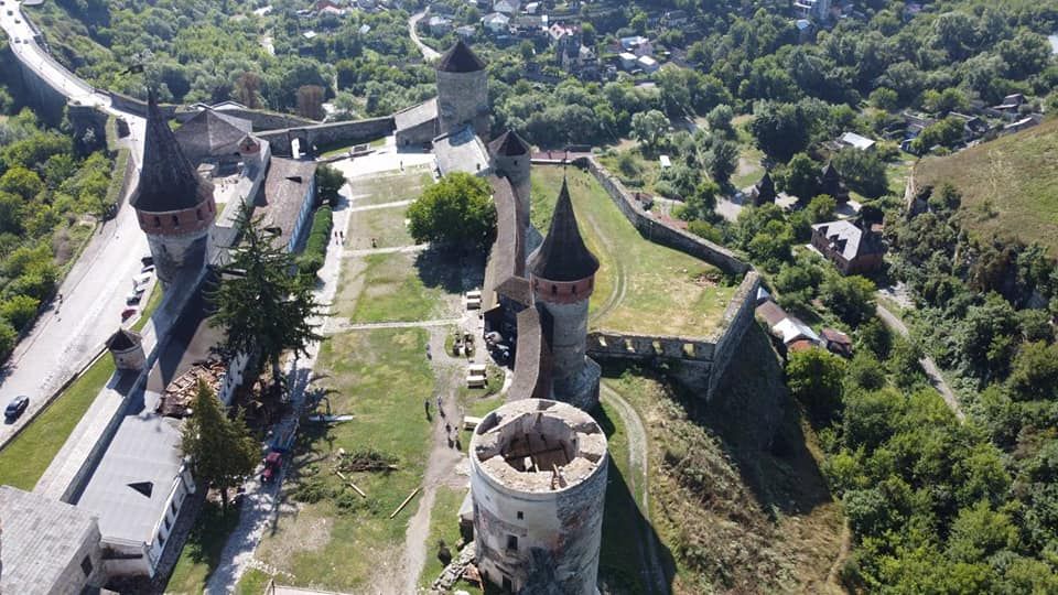 Кам’янець-Подільська фортеця: буревій пошкодив Лаську башту, фото