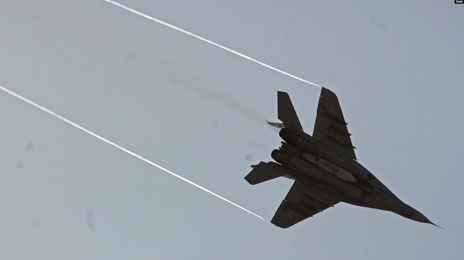 Поблизу Астрахані розбився російський військовий літак МіГ-29