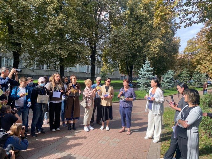 У Києві пройшла акція в пам'ять про убитого журналіста Гонгадзе
