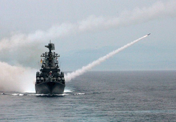 У Чорному морі почалися масштабні навчання ВМС РФ